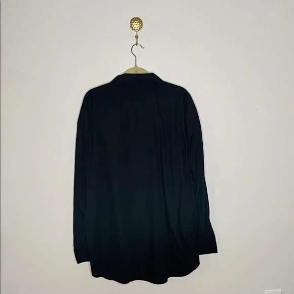 Black Button-Up Dress Shirt - Picture 5 of 7